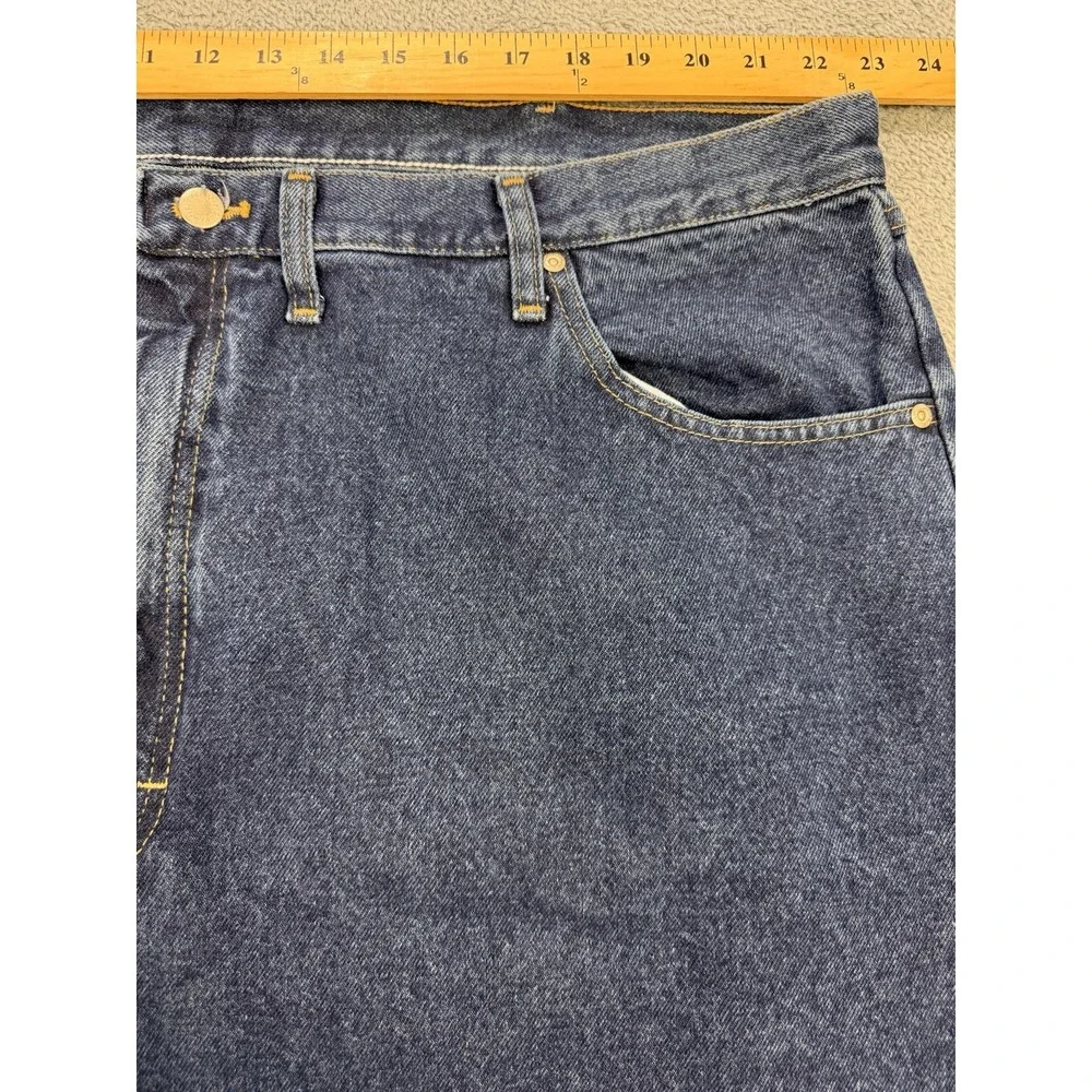 Wrangler 5 Star Jeans‎ Men 46x30 Blue Relaxed Fit Premium Denim NWT